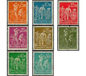 Freimarkenserie  - Germany / Deutsches Reich 1923 Set