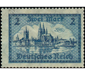 Freimarkenserie  - Germany / Deutsches Reich 1924 - 2 German Rentenmark