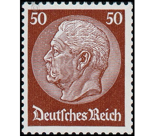 Freimarkenserie  - Germany / Deutsches Reich 1932 - 50 Reichspfennig