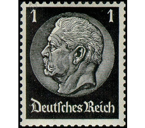 Freimarkenserie  - Germany / Deutsches Reich 1933 - 1 Reichspfennig