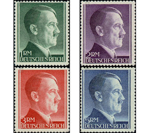 Freimarkenserie  - Germany / Deutsches Reich 1942 Set