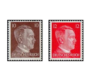 Freimarkenserie  - Germany / Deutsches Reich 1942 Set