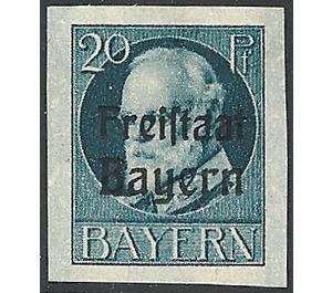 Freistaat on Ludwig III - Germany / Old German States / Bavaria 1920 - 20