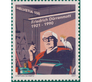 Friedrich Duerrenmatt, 1921-1990 - Switzerland 2021 - 100