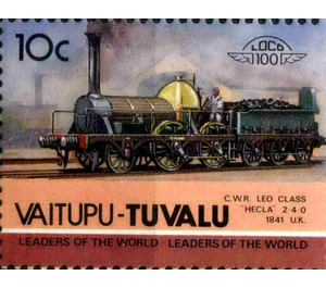 G.W.R. Leo Class "Hecla" 2-4-0 1841 UK - Polynesia / Tuvalu, Vaitupu 1985