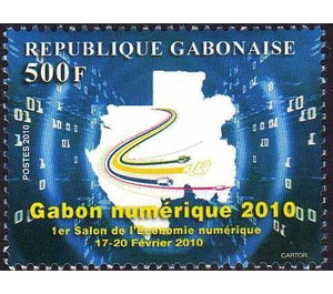 Gabon Numerique 2010 - Central Africa / Gabon 2010 - 500