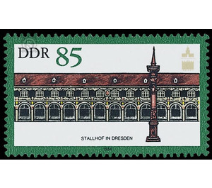 General Assembly of the International Society for Historic Preservation in the GDR (ICOMOS), Rostock and Dresden  - Germany / German Democratic Republic 1984 - 85 Pfennig