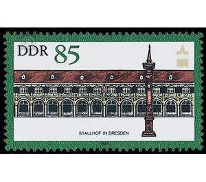 General Assembly of the International Society for Historic Preservation in the GDR (ICOMOS), Rostock and Dresden  - Germany / German Democratic Republic 1984 - 85 Pfennig