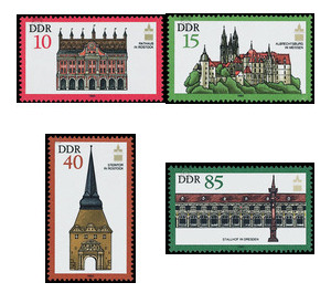 General Assembly of the International Society for Historic Preservation in the GDR (ICOMOS), Rostock and Dresden  - Germany / German Democratic Republic 1984 Set