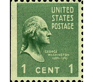 George Washington (1732-1799), first President of the U.S.A. - United States of America 1938