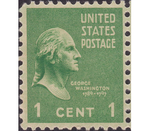 George Washington (1732-1799), first President of the U.S.A. - United States of America 1938