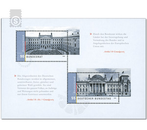 German Bundestag and Bundesrat  - Germany / Federal Republic of Germany 2009