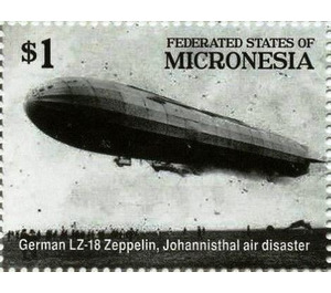 German LZ-18 Zeppelin - Micronesia / Micronesia, Federated States 2015 - 1