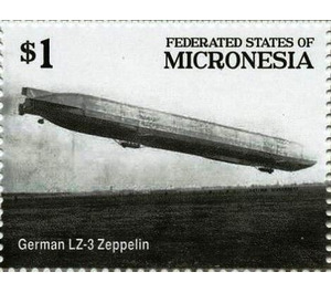 German LZ-3 Zeppelin - Micronesia / Micronesia, Federated States 2015 - 1