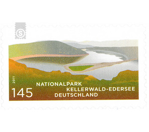 German national and nature parks: Kellerwald-Edersee National Park - self-adhesive  - Germany / Federal Republic of Germany 2011 - 145 Euro Cent