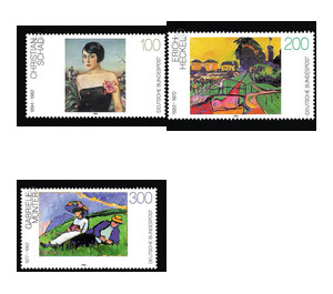 German painting of the 20th century (3)  - Germany / Federal Republic of Germany 1994 Set