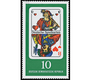 German playing cards  - Germany / German Democratic Republic 1967 - 10 Pfennig
