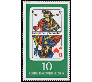 German playing cards  - Germany / German Democratic Republic 1967 - 10 Pfennig