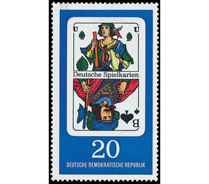 German playing cards  - Germany / German Democratic Republic 1967 - 20 Pfennig