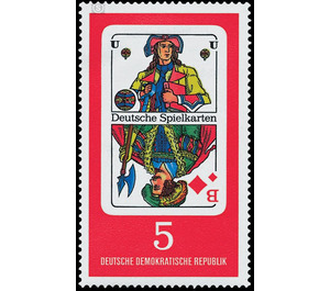 German playing cards  - Germany / German Democratic Republic 1967 - 5 Pfennig