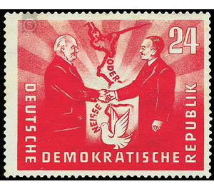 German-Polish friendship  - Germany / German Democratic Republic 1951 - 24 Pfennig