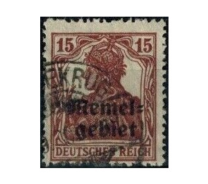 Germania, overprint Memel-Area - Germany / Old German States / Memel Territory 1920 - 15