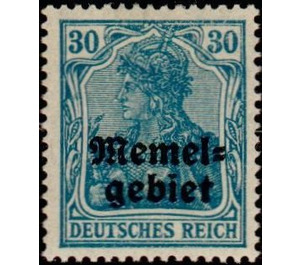 Germania, overprint Memel-Area - Germany / Old German States / Memel Territory 1920 - 30