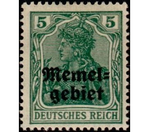 Germania, overprint Memel-Area - Germany / Old German States / Memel Territory 1920 - 5