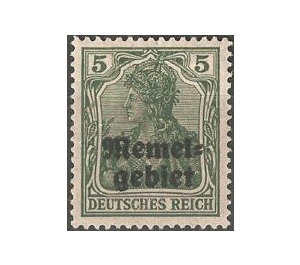 Germania, overprint Memel-Area - Germany / Old German States / Memel Territory 1920 - 5