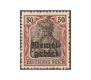 Germania, overprint Memel-Area - Germany / Old German States / Memel Territory 1920 - 50