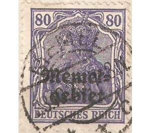 Germania, overprint Memel-Area - Germany / Old German States / Memel Territory 1920 - 80