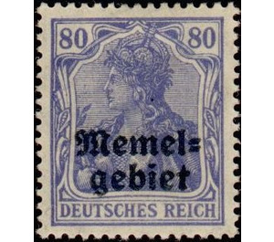 Germania, overprint Memel-Area - Germany / Old German States / Memel Territory 1920 - 80