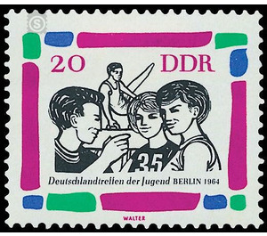 Germany meeting of the youth, Berlin  - Germany / German Democratic Republic 1964 - 20 Pfennig