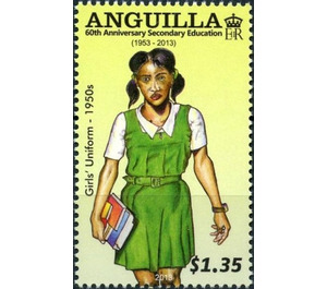 Girls' Uniform - 1950s - Caribbean / Anguilla 2013 - 1.35
