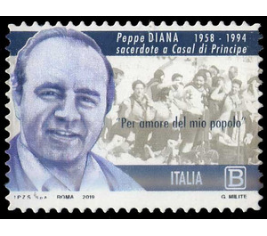 Giuseppe "Peppe" Diana, anti-Mafia martyred priest - Italy 2019