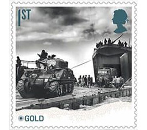 Gold Beach Landings (Self Adhesive) - United Kingdom 2019