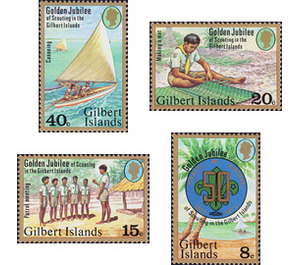 Golden Jubilee of Scouting in the Gilbert Islands - Micronesia / Gilbert Islands 1977 Set
