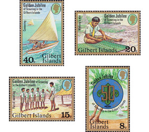 Golden Jubilee of Scouting in the Gilbert Islands - Micronesia / Gilbert Islands 1977 Set