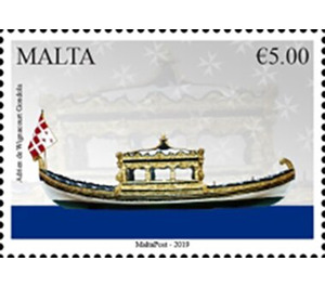 Gondola of Grand Master Adrien de Wignacourt - Malta 2019 - 5
