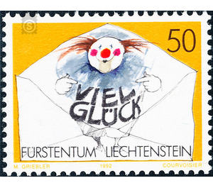 Good luck  - Liechtenstein 1992 - 50 Rappen