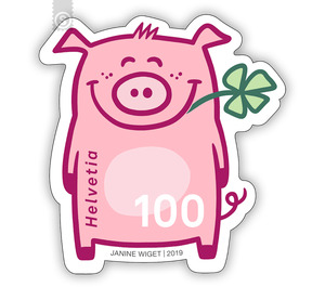 Good luck pig  - Switzerland 2019 - 100 Rappen