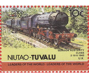 Gordon Austerity Class 2-10-0 (1943) - Polynesia / Tuvalu, Niutao 1985