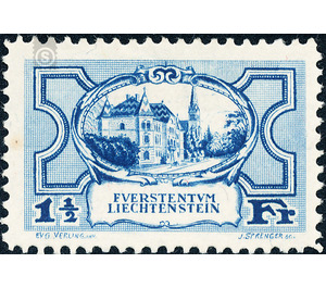 government buildings  - Liechtenstein 1925 - 150 Rappen