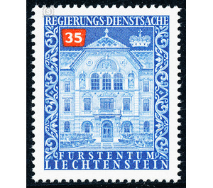 government buildings  - Liechtenstein 1976 - 35 Rappen