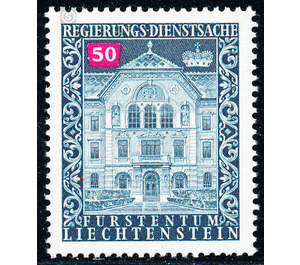 government buildings  - Liechtenstein 1976 - 50 Rappen