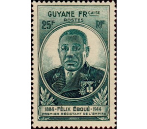 Governor General Eboue - South America / French Guiana 1945 - 25