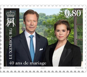 Grand Duke and Duchess 40th Anniversary of Marriage - Luxembourg 2021 - 0.80