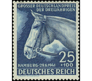 Great Germany Prize of the three-year-olds to the Blue Ribbon in Hamburg (22.-29.06.1941)  - Germany / Deutsches Reich 1941 - 25 Reichspfennig