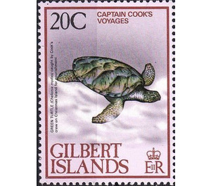 Green Sea Turtle (Chelonia mydas) - Micronesia / Gilbert Islands 1979 - 20