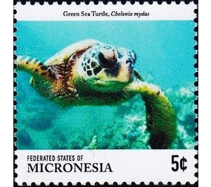 Green sea turtle - Micronesia / Micronesia, Federated States 2015 - 5